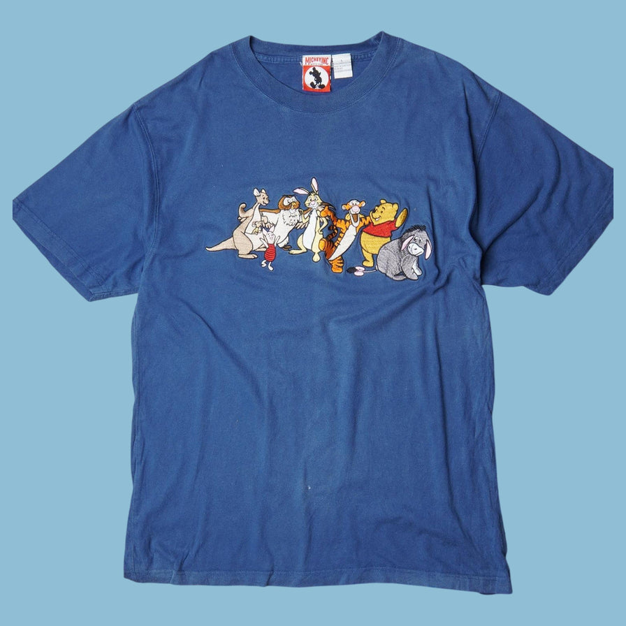 Vintage Disney 90s Winnie Pooh Embroidered T-Shirt - L