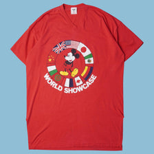 Vintage Disney 90s World Showcase Mickey Mouse T-Shirt - XL