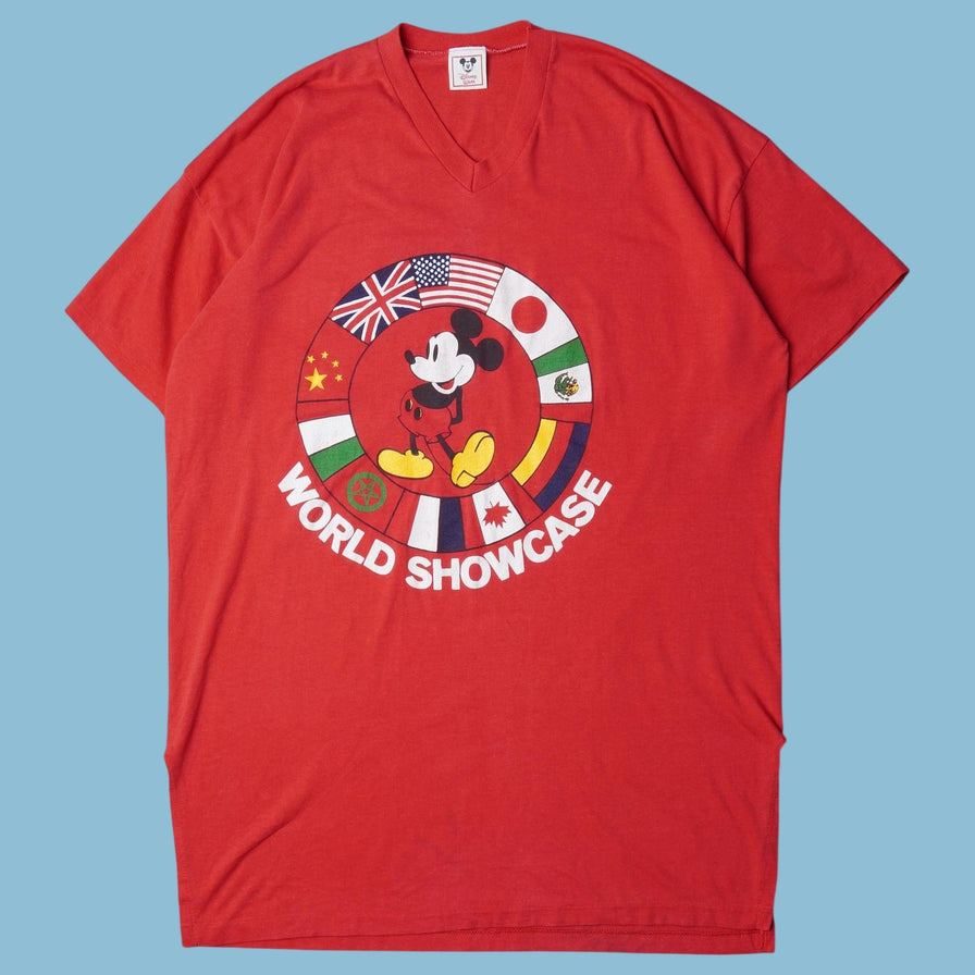Vintage Disney 90s World Showcase Mickey Mouse T-Shirt - XL