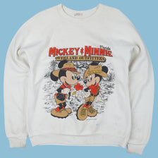 Vintage 80s Disney Mickey & Minnie Overland Outfitters Sweater - M