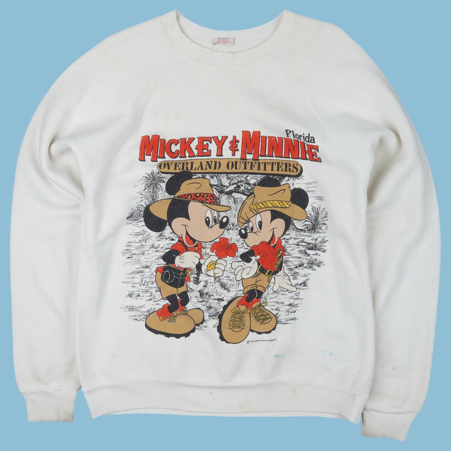 Pull Mickey & Minnie Disney Overland Outfitters Vintage Années 80 - M