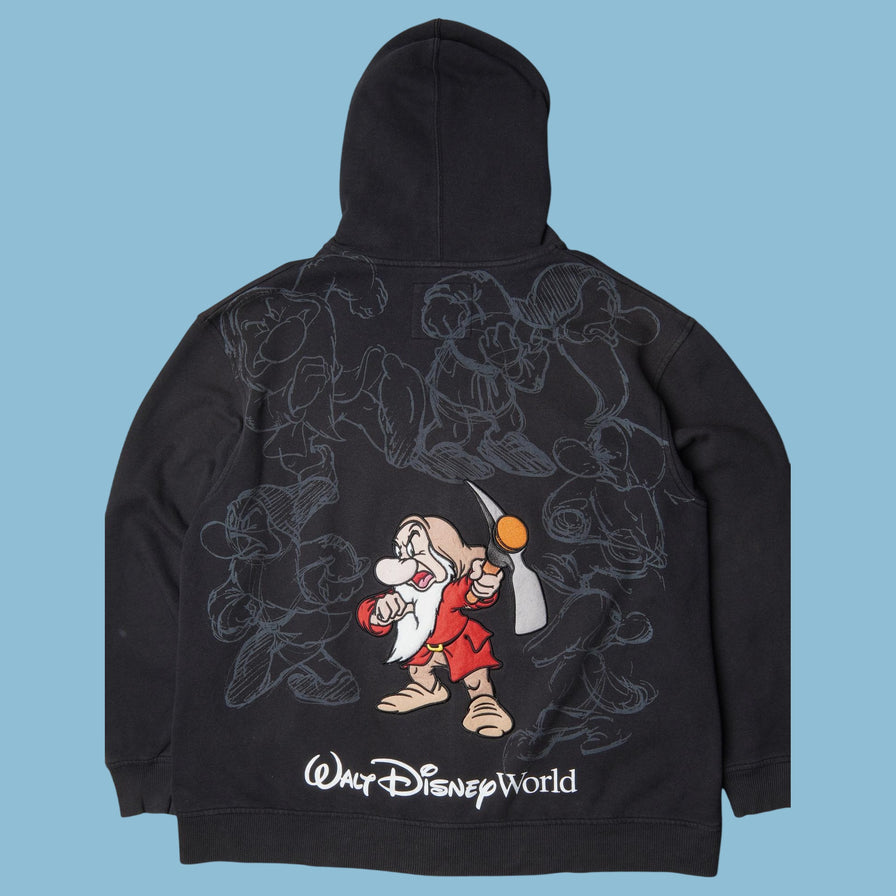 Vintage Disney Grumpy Zip Hoodie - XL