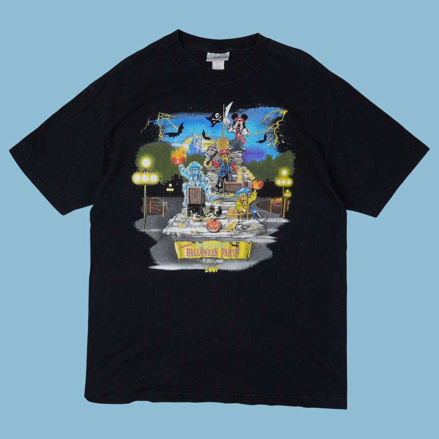 Vintage Disney Halloween Party 2007 T-Shirt - L