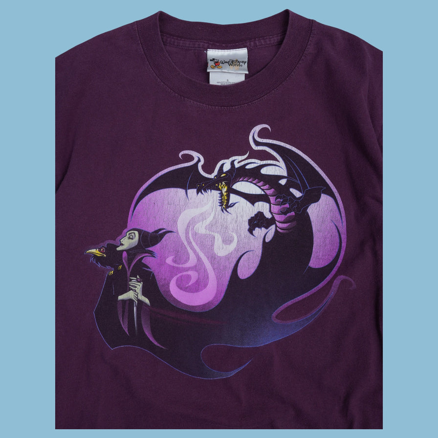 Vintage 90s Walt Disney Villains Malificent T-Shirt - S - NFF Vintage