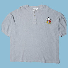Vintage Disney Mickey Mouse Henley T-Shirt - 2XL