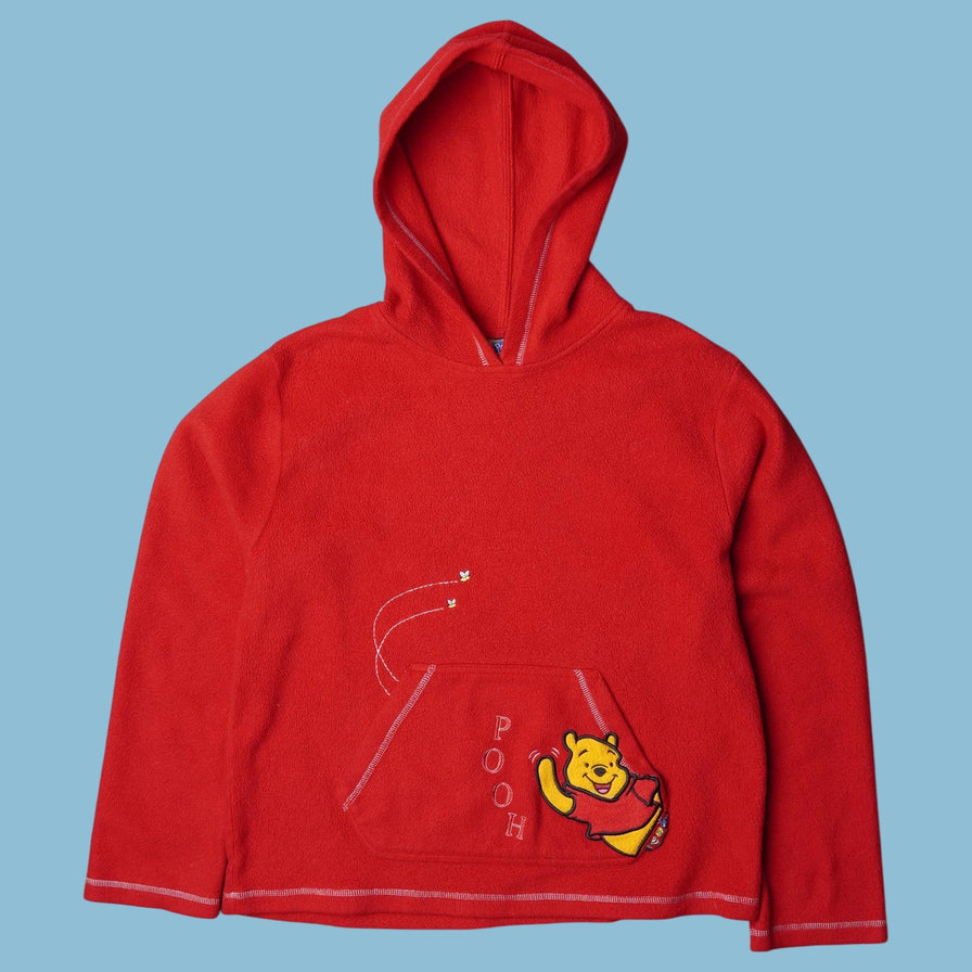 Vintage Disney Pooh Fleece Hoodie - L