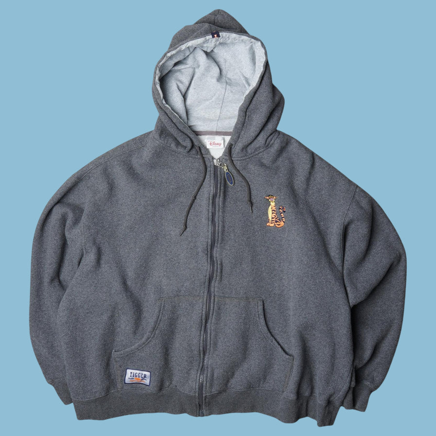 Vintage Disney Tigger Zip Hoodie - XL
