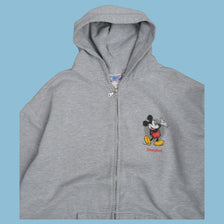 Vintage 90s Disneyland Mickey Mouse Zip Hoodie - 2XL - NFF Vintage