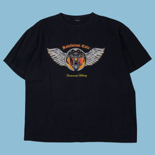 Vintage Rainforest Cafe Downtown Disney Biker T-Shirt - XL