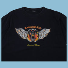 Vintage Rainforest Cafe Downtown Disney Biker T-Shirt - XL
