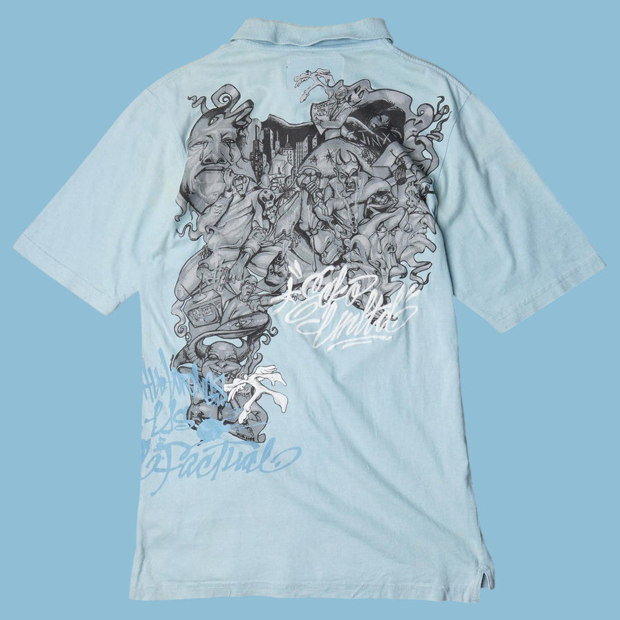 Vintage Ecko Unltd. 2000s Graphic Polo T-Shirt - S