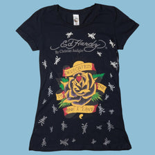 Vintage Ed Hardy 2000s Dedicated To The One I Love T-Shirt - S
