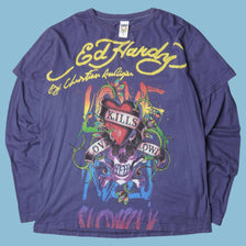 Vintage Ed Hardy Y2K Love Kills Slowly Longsleeve - M