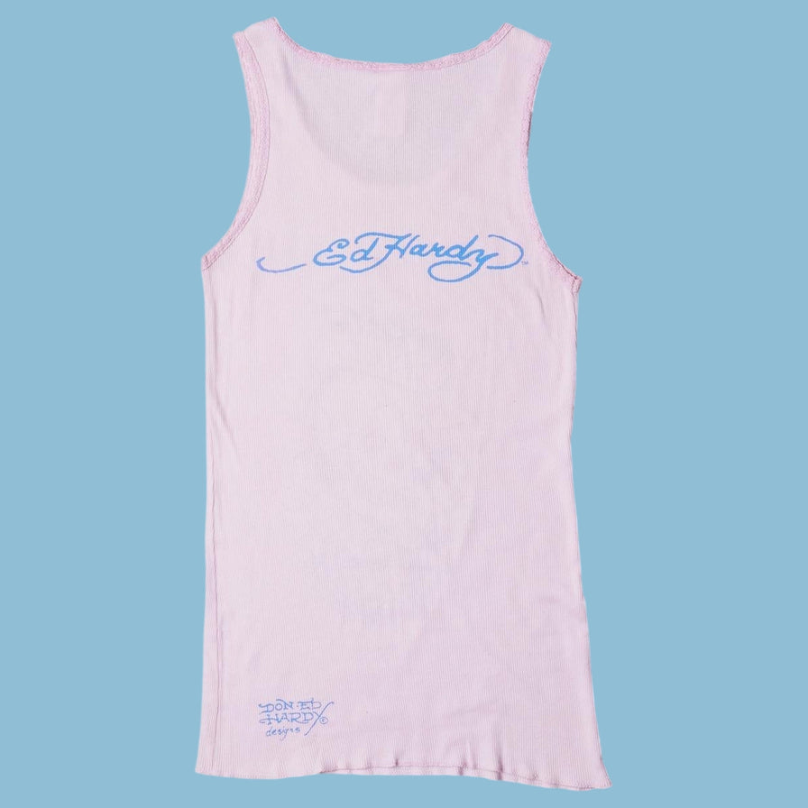 Vintage Ed Hardy 2000s Love Kills Slowly Tank Top - One Size
