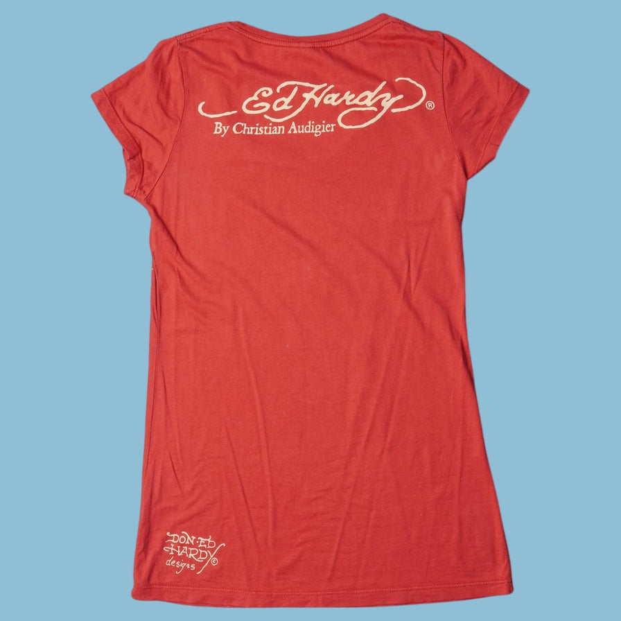 Vintage Ed Hardy 2000s Mermaid T-Shirt - XS