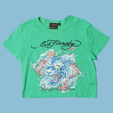 Vintage Ed Hardy 2000s Tiger Graphic T-Shirt - M