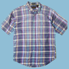 Vintage Eddie Bauer Madras Hemd - L