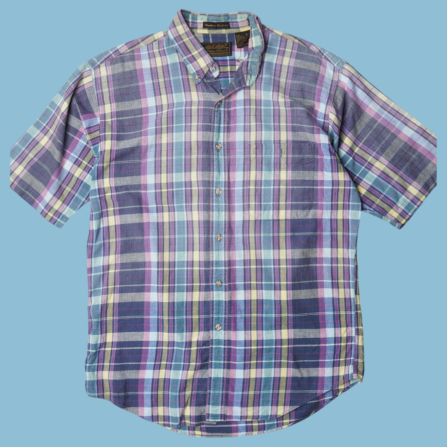 Vintage Eddie Bauer Madras Hemd - L