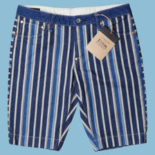 Vintage Evisu Striped Shorts - M