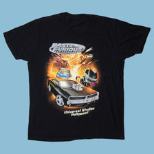 T-shirt vintage Fast & Furious Universal Studios Hollywood - L