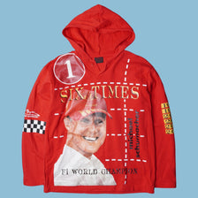 Vintage Ferrari 2000s Michael Schumacher F1 World Champion Hoodie - L