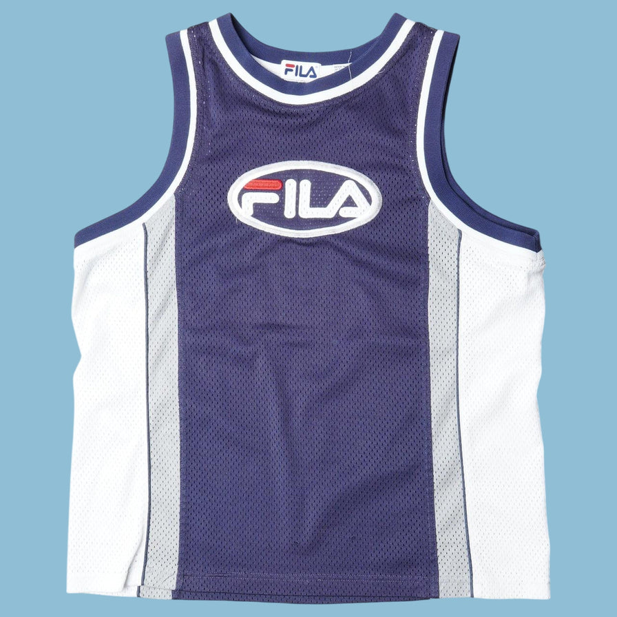 Vintage Fila 90s Basketball Jersey - S