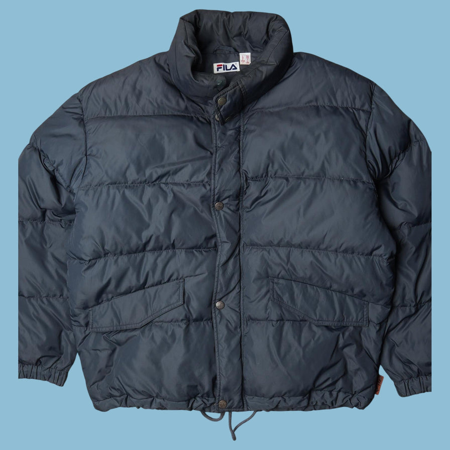 Vintage Fila 90s Puffer Jacke - XL