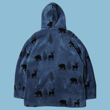 Vintage Fleecejacke Wildlife Print - L