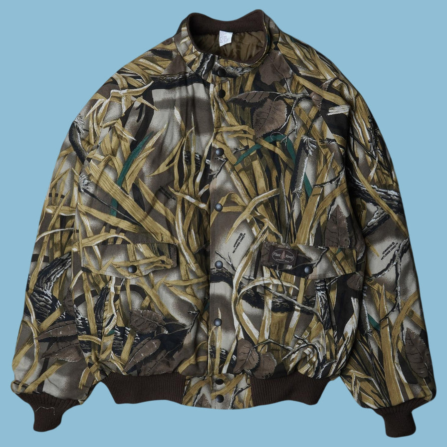 Vintage Flint River 90s Realtree Camo Jacke - L