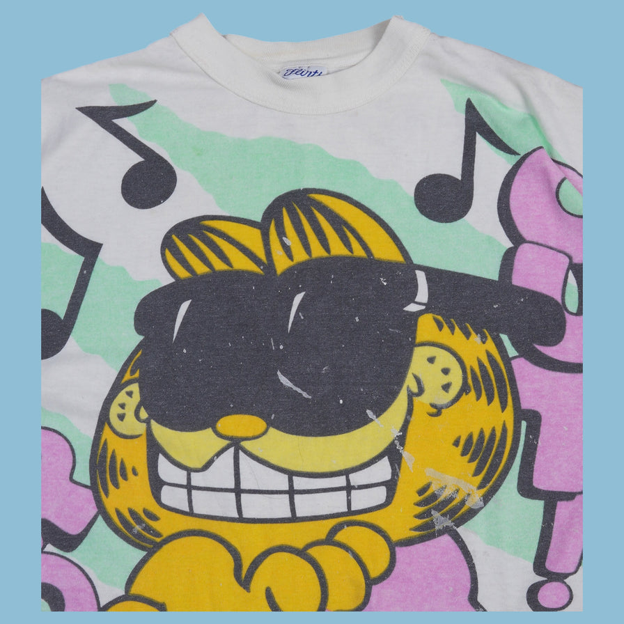 Vintage 90s Flirts Garfield Jim Davis T-Shirt - 2XL - NFF Vintage
