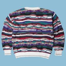 Vintage Florence Tricot 90s Coogi Style Sweater - XL