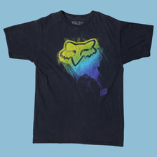 Vintage Fox Racing 2000s Gradient Logo T-Shirt - M