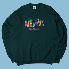 Vintage Fruit of the Loom 90s Bahamas Nassau Sweater - XL