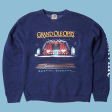 Sweat-shirt Vintage Fruit of the Loom Années 90 Grand Ole Opry Nashville - Taille L