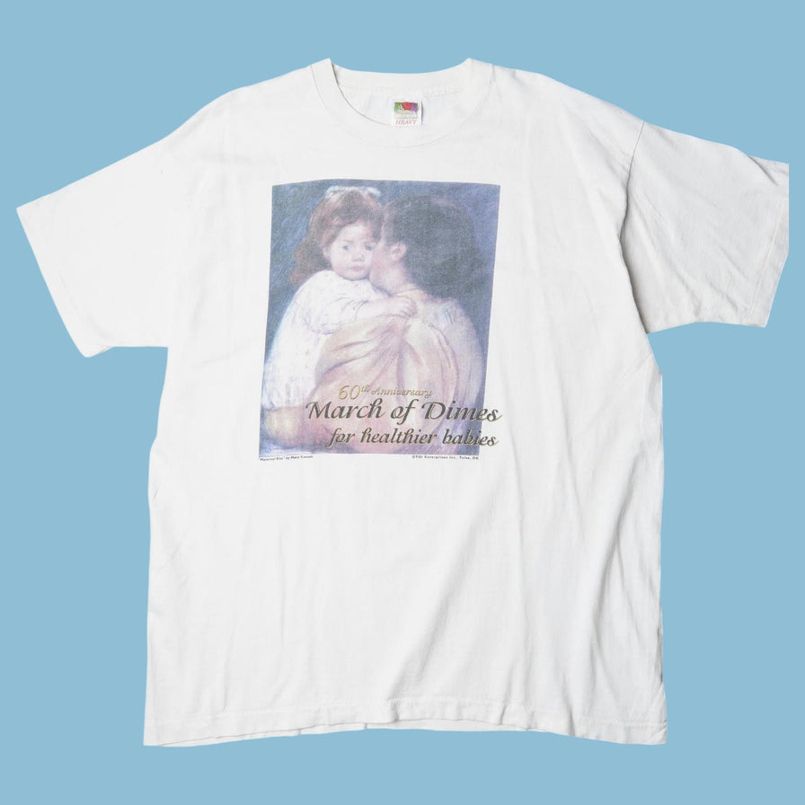 Vintage Fruit of the Loom 90s March of Dimes T-Shirt - XL