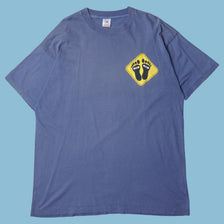 Vintage Fruit of the Loom 90s Toe Tag Graphic T-Shirt - XL