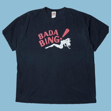 Vintage 2002 HBO Sopranos Bada Bing T-Shirt - 2XL