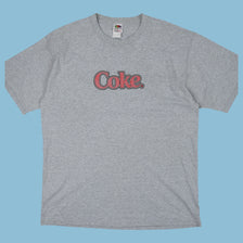 T-shirt vintage Fruit Of The Loom Coca-Cola - XL