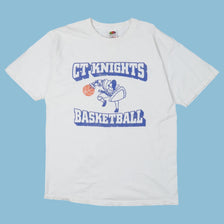 Vintage Fruit of the Loom CT Knights Basketball T-Shirt - L