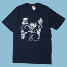 Vintage Fruit of the Loom Musiker Grafik T-Shirt - S