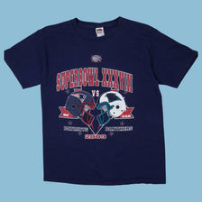 T-shirt vintage Fruit Of The Loom Superbowl 2003 – L