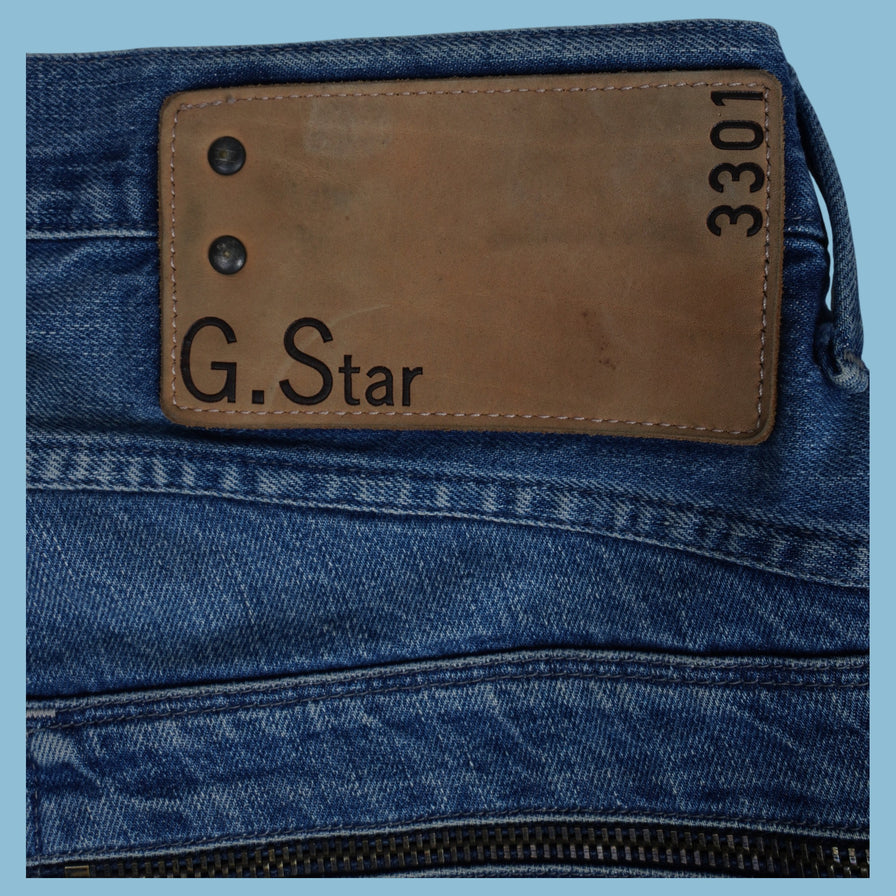 Vintage G - Star RAW Denim Jeans Hose - 36 x 34 - NFF Vintage