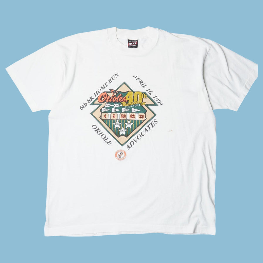 Vintage Genuine Merchandise 90s Baltimore Orioles 40th Anniversary T-Shirt - XL