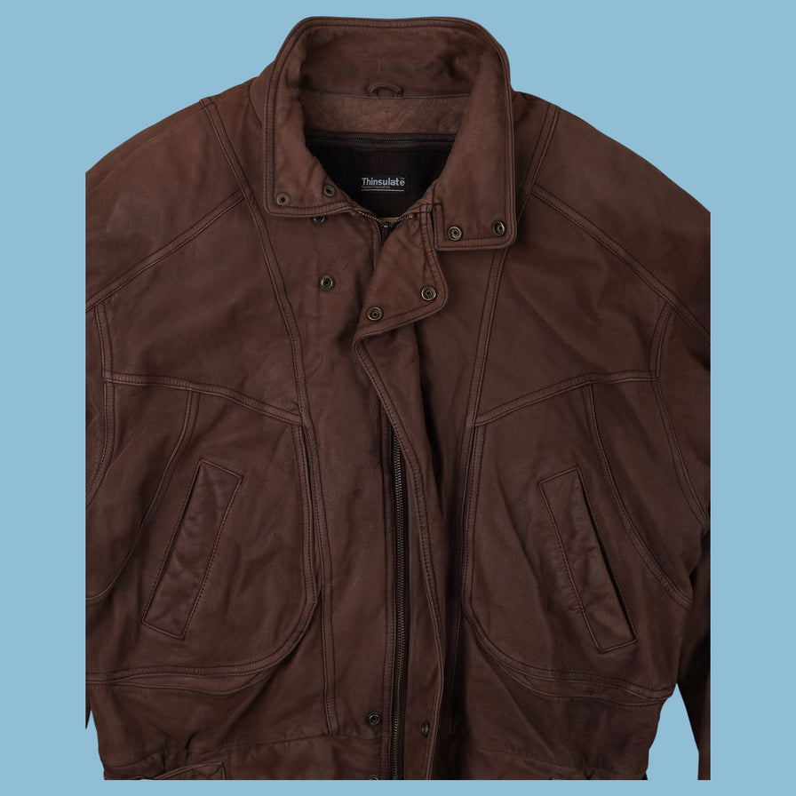 Blouson en cuir Thinsulate Georgetown Leather Design - XL