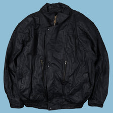 Vintage Gianni Ferrara Bomber Leather Jacket - L