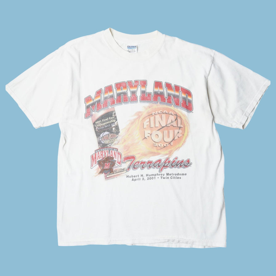 Vintage Gildan 2000s Maryland Terrapins NCAA Final Four T-Shirt - L