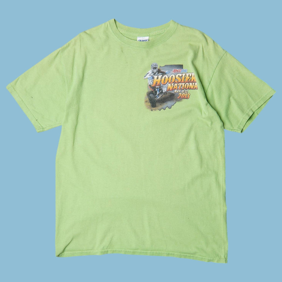Vintage Gildan 2010s Hoosier National ATV Racing T-Shirt - M