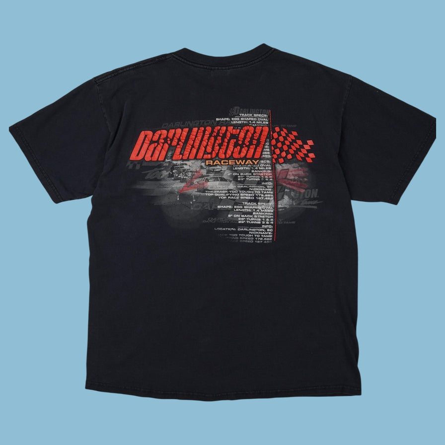 T-shirt Vintage Gildan Darlington Raceway Nascar - L