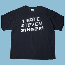 T-shirt vintage Gildan I Hate Steven Singer - XL