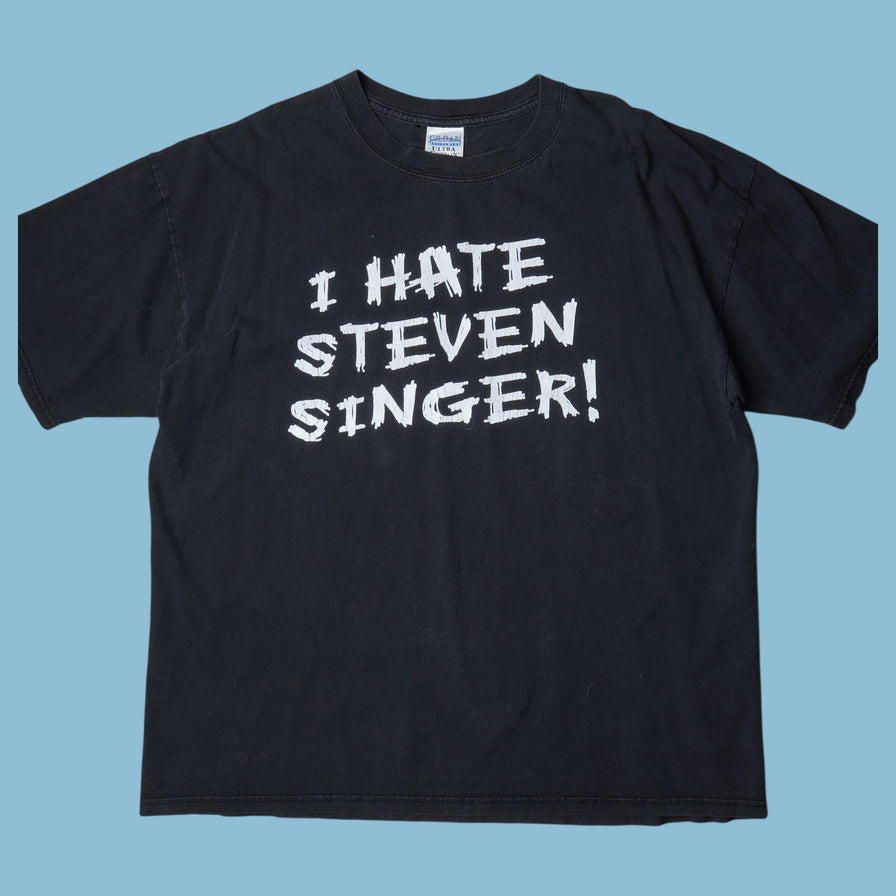 T-shirt vintage Gildan I Hate Steven Singer - XL